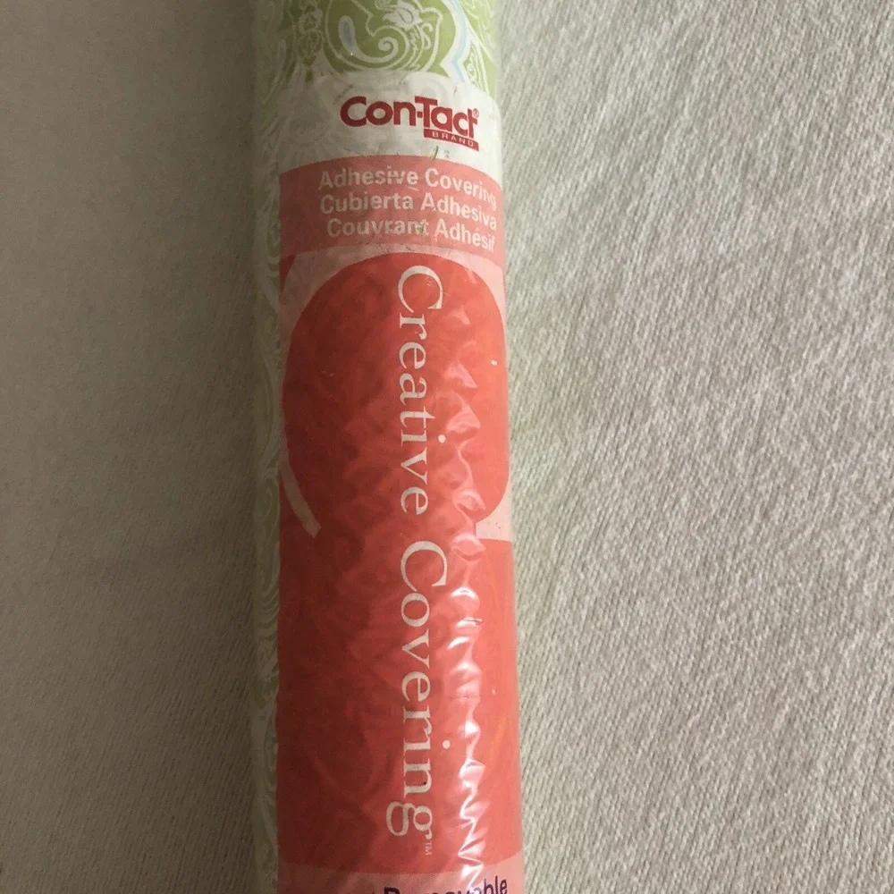 Creative Concepts decorative contact paper self adhesive shelf liner Light Green
